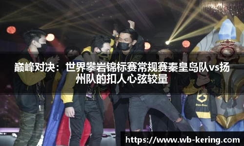 巅峰对决：世界攀岩锦标赛常规赛秦皇岛队vs扬州队的扣人心弦较量